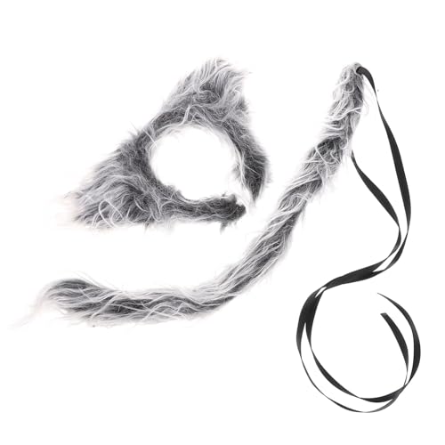 POPETPOP Plüsch Katzenohren Stirnband und Verstellbares Weiches Katzenkostüm Zubehör für Erwachsene und Bequemes Tierohren Haarband für Cosplay Halloween und Bühnenauftritte POPETPOP Plüsch Katzenohren Stirnband und Verstellbares Weiches Katzenkostüm Zubehör für Erwachsene und Bequemes Tierohren Haarband für Cosplay Halloween und Bühnenauftritte von POPETPOP