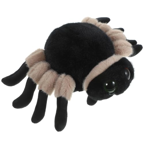 POPETPOP Plüsch Riesenspinne Realistisches Spinnenspielzeug für Halloween Weiches Kuscheltier für Dekoration im Wohnzimmer Schlafzimmer POPETPOP Plüsch Riesenspinne Realistisches Spinnenspielzeug für Halloween Weiches Kuscheltier für Dekoration im Wohnzimmer Schlafzimmer von POPETPOP