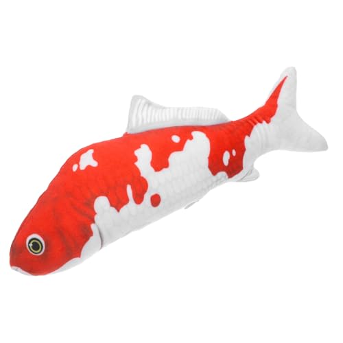 POPETPOP Plüschspielzeug Koi Fisch Realistisches Kuscheltier Aus Weichem Mit Zipper Für Junge Mädchen Kognitiven Entwicklung Glücksbringer POPETPOP Plüschspielzeug Koi Fisch Realistisches Kuscheltier Aus Weichem Mit Zipper Für Junge Mädchen Kognitiven Entwicklung Glücksbringer von POPETPOP