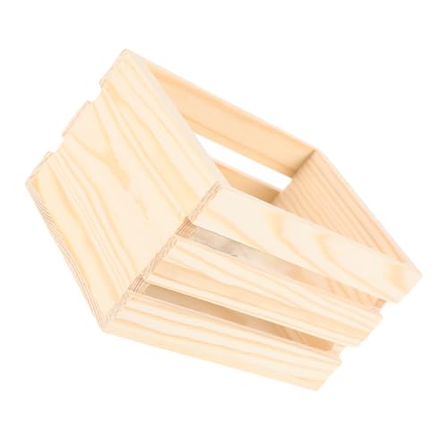 POPETPOP Puppenhaus Holzkorb Mini Aufbewahrung für Deko Natürliches Holz Leicht und Langlebig für Schreibtisch Organizer POPETPOP Puppenhaus Holzkorb Mini Aufbewahrung für Deko Natürliches Holz Leicht und Langlebig für Schreibtisch Organizer von POPETPOP