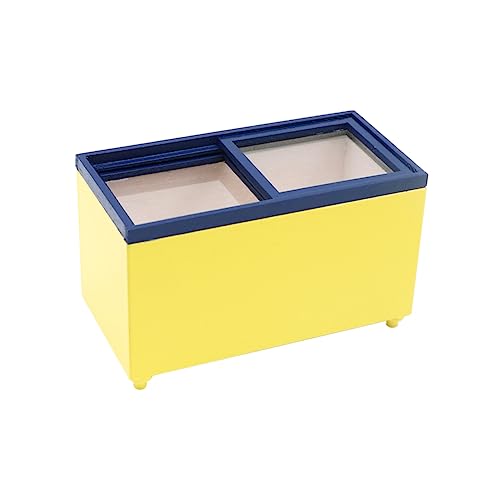 POPETPOP Puppenhaus Möbel Dekorativer Gefrierschrank Realistisches Design für Kreative Küchenspiele für Miniaturliebhaber POPETPOP Puppenhaus Möbel Dekorativer Gefrierschrank Realistisches Design für Kreative Küchenspiele für Miniaturliebhaber von POPETPOP