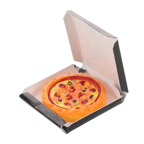 POPETPOP Puppenhaus Realistische Spielzeugpizza für Dollhouse Perfektes Zubehör für Landschaften und Sammlungen für Sammler von POPETPOP