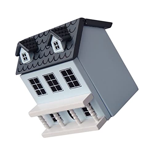 POPETPOP Puppenhaus-minimöbel Für Klein Mini-hausverzierung Mikrolandschaftsornament Rustikales Holzhaus Landschaftsschmuck Mini Holzhaus Mini-villen-schmuck Landschaftshaus Hölzern von POPETPOP