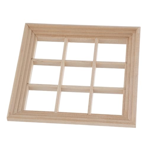 POPETPOP Puppenhausfenster Puppenhausmöbel Mini-Möbeltür Miniaturtüren und -Fenster Simulationsfenster für Puppenhaus Puppenhaus-Bilderrahmen kleines Fenster Holz Beige POPETPOP Puppenhausfenster Puppenhausmöbel Mini-Möbeltür Miniaturtüren und -Fenster Simulationsfenster für Puppenhaus Puppenhaus-Bilderrahmen kleines Fenster Holz Beige von POPETPOP