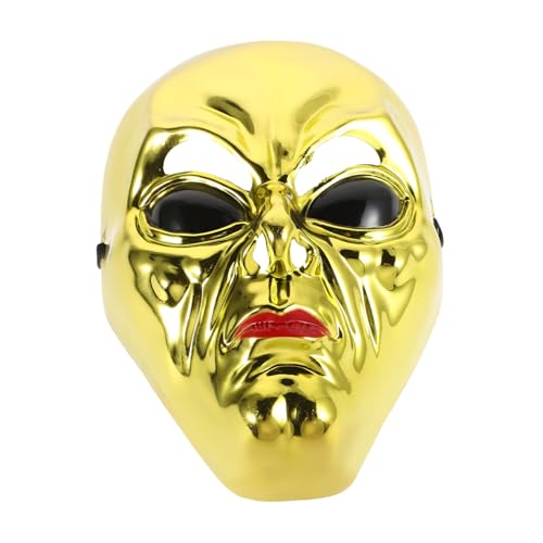 POPETPOP Realistische Alien Maske für Halloween und Cosplay Weiche und Komfortable Kostüm Maske Beängstigende Gesichtsmaske mit Authentischem Erscheinungsbild für Karneval von POPETPOP