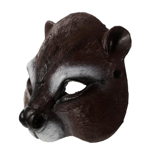 POPETPOP Realistische Eichhörnchen Maske PU Schaum Tierkostüm Halbgesichtsmaske für Halloween Party Cosplay Fasching Karneval Kostüm Zubehör für Damen und Herren POPETPOP Realistische Eichhörnchen Maske PU Schaum Tierkostüm Halbgesichtsmaske für Halloween Party Cosplay Fasching Karneval Kostüm Zubehör für Damen und Herren von POPETPOP