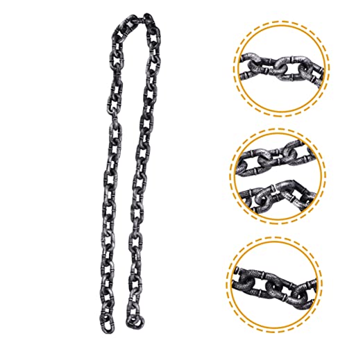 POPETPOP Realistische Kunststoffkette Halloween Dekoartikel Horror Deko Partyaccessoire für Kostüme und Gruseldekoration Outdoor Geeignet von POPETPOP