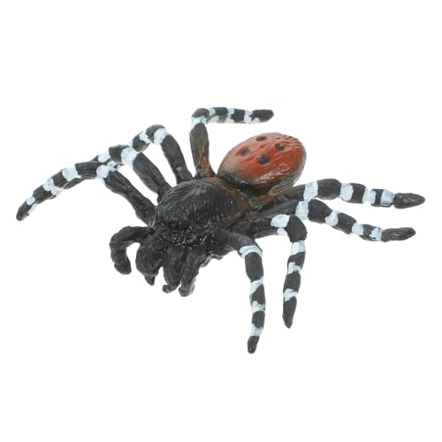 POPETPOP Realistische Spinnenfigur Halloween Deko Fake Spider Modell für Party Streichspielzeug Gruselige Tiernachbildung für Innenbereich und Festlichkeiten von POPETPOP