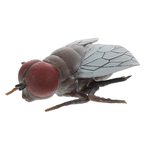 POPETPOP Realistisches Fliegenmodell für Sicheres Insektenmodell für Halloween Party Deko Lernspielzeug Kognitiven Fähigkeiten für Streiche von POPETPOP