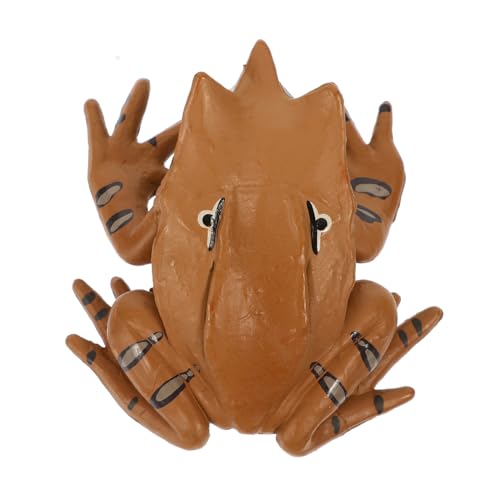 POPETPOP Realistisches Froschmodell aus Kunststoff Froschfigur für Kreative Dekoration im Innen und Außenbereich für Garten Büro und DIY Projekte Fördert die Kindliche von POPETPOP