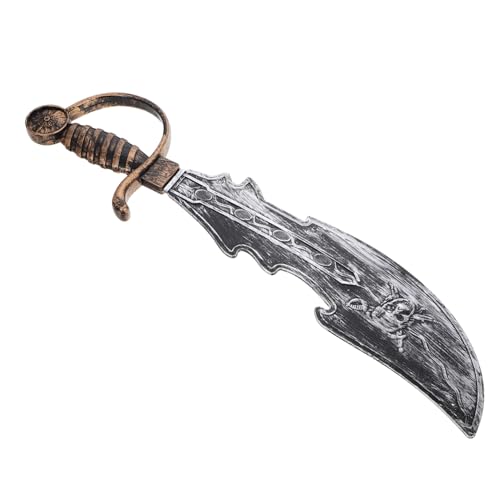 POPETPOP Realistisches Piratenschwert Kunststoff Spielzeugpiratensäbel für Damen und Herren Leichtes Piratenkostüm Zubehör Detailreiches Accessoire für Halloween und Piraten Mottopartys POPETPOP Realistisches Piratenschwert Kunststoff Spielzeugpiratensäbel für Damen und Herren Leichtes Piratenkostüm Zubehör Detailreiches Accessoire für Halloween und Piraten Mottopartys von POPETPOP