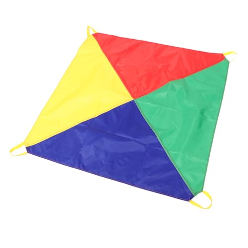 POPETPOP Regenbogen-Fallschirm Für Kinder: Kleinkinder Spielen Fallschirm Und Entdecken Ihre Kreativität – Kooperationsspiel-Requisite Für Spiele Im Freien Im Kindergarten von POPETPOP
