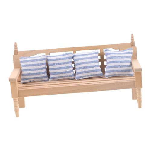 POPETPOP Retro Stuhl mit Kissen Detailreiches Puppenmöbel für Versammlungen und Dekoration Vielseitig Einsetzbar Puppenstuben POPETPOP Retro Stuhl mit Kissen Detailreiches Puppenmöbel für Versammlungen und Dekoration Vielseitig Einsetzbar Puppenstuben von POPETPOP