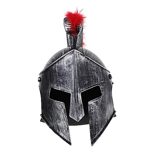 POPETPOP Römischer Soldatenhelm Cosplay Helm für Erwachsene Antiker Gladiatoren Helm mit Hörnern für Karneval Halloween Kostümparty und Fotoshootings POPETPOP Römischer Soldatenhelm Cosplay Helm für Erwachsene Antiker Gladiatoren Helm mit Hörnern für Karneval Halloween Kostümparty und Fotoshootings von POPETPOP