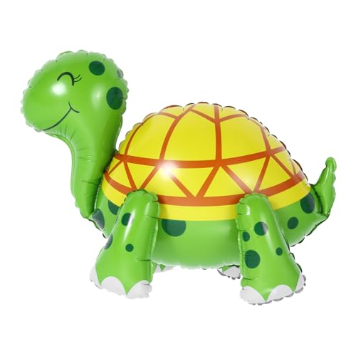 POPETPOP Schildkrötenballon Poolparty Pool-schlauchboote Für Meeresschildkröten-partydekorationen Meeresschildkröten-ballon Aufblasbarer Ballon Kinderspielzeug Grün Aluminiumfolie von POPETPOP