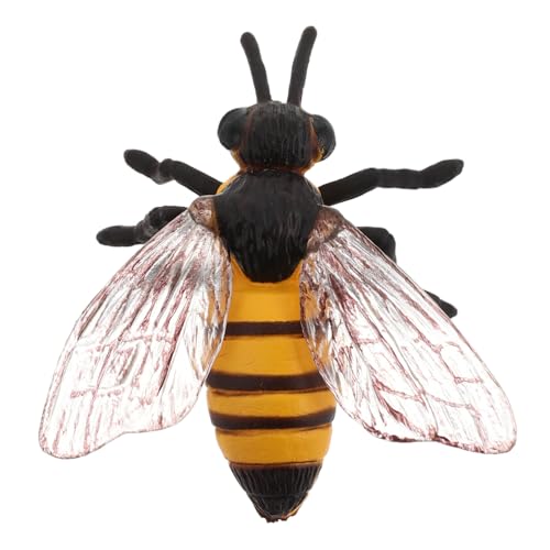 POPETPOP Simulation Biene Figur Realistisches Insektenmodell für Vielseitig Einsetzbar DIY Handwerk Insektenpartydekoration Schulpassungsspielzeug aus Festem POPETPOP Simulation Biene Figur Realistisches Insektenmodell für Vielseitig Einsetzbar DIY Handwerk Insektenpartydekoration Schulpassungsspielzeug aus Festem von POPETPOP