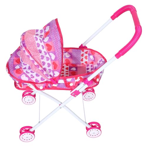 POPETPOP Simulierter Babywagen Kinderwagen -Kinderwagen für Kinderspielzeug-Kinderwagen Kinderwagenspielzeug Spielzeugauto Puppenwagen Eisenrahmen POPETPOP Simulierter Babywagen Kinderwagen -Kinderwagen für Kinderspielzeug-Kinderwagen Kinderwagenspielzeug Spielzeugauto Puppenwagen Eisenrahmen von POPETPOP
