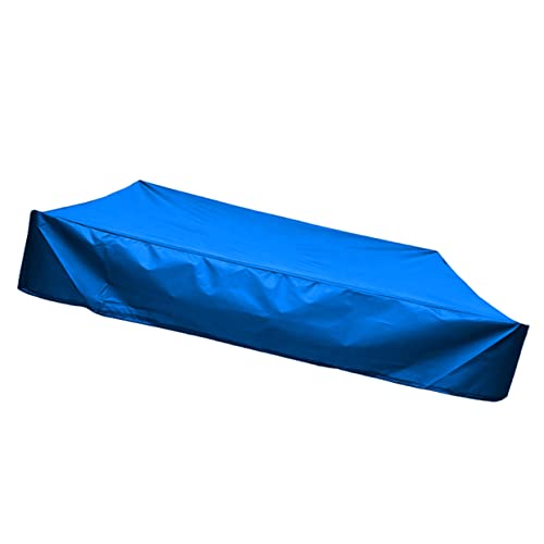 POPETPOP Snadbox Abdeckung Sandkasten Draußen Sandkästen Bad Blau Hof Klein Stoff Snadbox Schatten Blue von POPETPOP