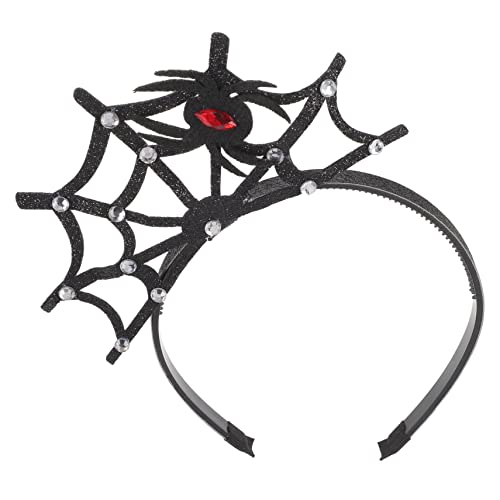 POPETPOP Spider Web Haarschmuck Halloween Haarreif mit Kreativem Spinnennetz Design Leichtes Party Haarband für Kostümfeste Fasching Geschenkidee für Erwachsene POPETPOP Spider Web Haarschmuck Halloween Haarreif mit Kreativem Spinnennetz Design Leichtes Party Haarband für Kostümfeste Fasching Geschenkidee für Erwachsene von POPETPOP