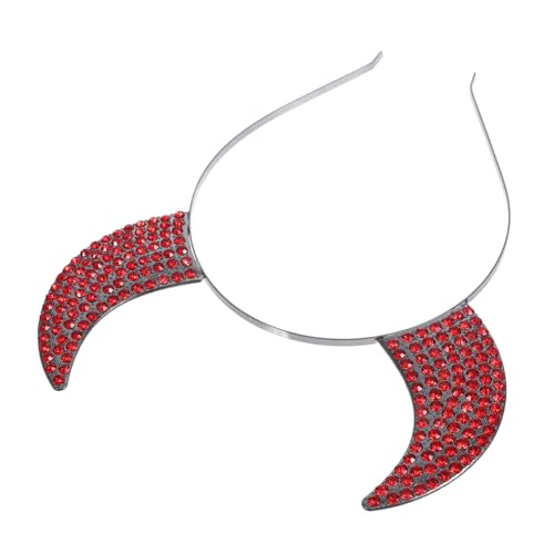 POPETPOP Teufelshörner Haarreif Halloween Kopfschmuck aus Legierung mit Glitzer für Damen und Herren Leichter Karneval Stirnband für Party und Kostüm POPETPOP Teufelshörner Haarreif Halloween Kopfschmuck aus Legierung mit Glitzer für Damen und Herren Leichter Karneval Stirnband für Party und Kostüm von POPETPOP