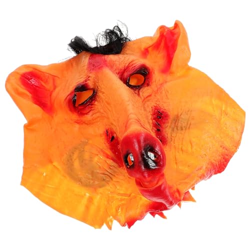POPETPOP Tiermaske Schwein Halloween für Karneval Kostümpartys Leicht zu Reinigen Bequemes Design für Cosplay Rollenspiele POPETPOP Tiermaske Schwein Halloween für Karneval Kostümpartys Leicht zu Reinigen Bequemes Design für Cosplay Rollenspiele von POPETPOP