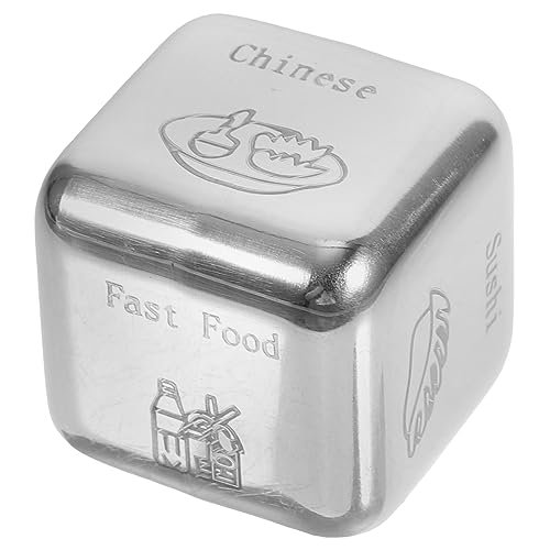 POPETPOP Entscheidungswürfel für Essen Lustige Partyspielwürfel Tragbare Spielwürfel für Familien und Freunde POPETPOP Entscheidungswürfel für Essen Lustige Partyspielwürfel Tragbare Spielwürfel für Familien und Freunde von POPETPOP