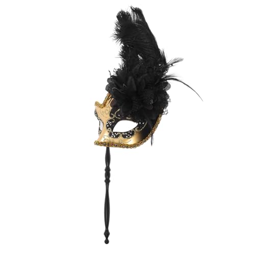 POPETPOP Venezianische Masquerade Maske mit Am Stab und Halloween Gesichtsmaske für Damen Leichte Stabile Cosplay Maske für Maskenbälle und Kostümpartys POPETPOP Venezianische Masquerade Maske mit Am Stab und Halloween Gesichtsmaske für Damen Leichte Stabile Cosplay Maske für Maskenbälle und Kostümpartys von POPETPOP