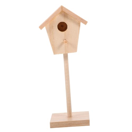 POPETPOP Vogelhaus Für -landschaftsdekoration Unbemalt Und Langlebig Als Fotorequisit Oder Miniaturmöbel Für Kreative Bastelprojekte POPETPOP Vogelhaus Für -landschaftsdekoration Unbemalt Und Langlebig Als Fotorequisit Oder Miniaturmöbel Für Kreative Bastelprojekte von POPETPOP