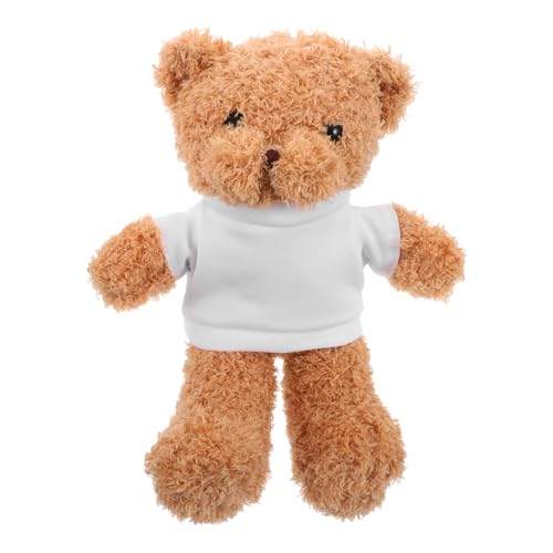 POPETPOP Wärmeübertragungs-teddybär Ausgestopft Weihnachten Party Knuddelig Kind Kleiner Bär Für Süße Kleine Bärenspielzeuge Handwerk Sachen DIY Plüschbär Plüsch- POPETPOP Wärmeübertragungs-teddybär Ausgestopft Weihnachten Party Knuddelig Kind Kleiner Bär Für Süße Kleine Bärenspielzeuge Handwerk Sachen DIY Plüschbär Plüsch- von POPETPOP