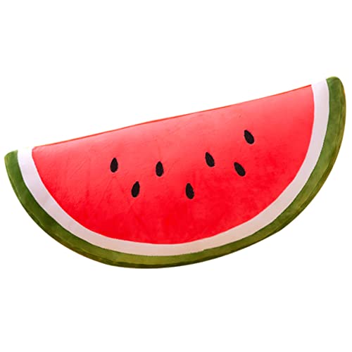 POPETPOP Wassermelonen Plüschtiere Süße Frucht Code Wassermelonen Gefüllte Kissen In Form Einer Wassermelone Sonniges Kissen Für Jungen Wassermelonen Wurfkissen Plüschkissen Pp von POPETPOP