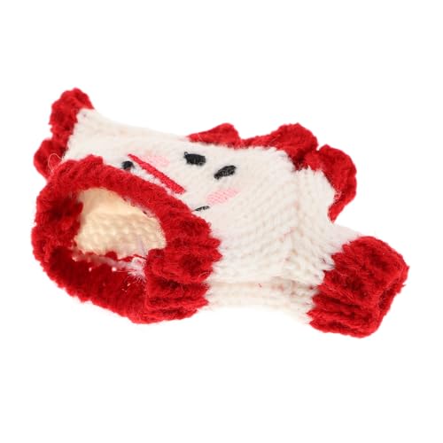 POPETPOP Weicher Puppenpullover aus Plüsch mit Weihnachtsmotiv Kuscheliger Mini Pullover für DIY Puppenkleidung für Langlebiges Puppen Outfit für und Festdekoration POPETPOP Weicher Puppenpullover aus Plüsch mit Weihnachtsmotiv Kuscheliger Mini Pullover für DIY Puppenkleidung für Langlebiges Puppen Outfit für und Festdekoration von POPETPOP