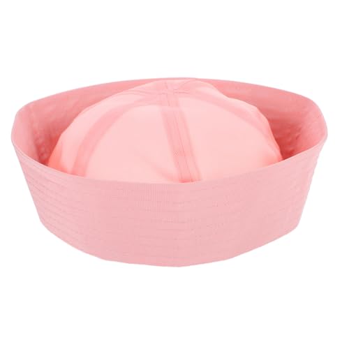 POPETPOP Yachtkapitänshut, Matrosenschiffskappe Für Partys Und Auftritte, Polyester, Unisex-kapitänshut Für Halloween, Cosplay, Party, Bühnenshows, Pink POPETPOP Yachtkapitänshut, Matrosenschiffskappe Für Partys Und Auftritte, Polyester, Unisex-kapitänshut Für Halloween, Cosplay, Party, Bühnenshows, Pink von POPETPOP