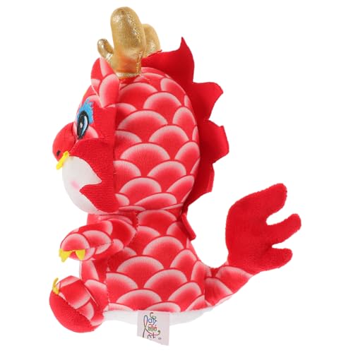 POPETPOP ausgestopfter Drache Puppe ausgestopfte Drachenfigur Maskottchen Drache gefüllt süßer chinesischer Drache chinesische neujahrsfigur Drachenspielzeug Kuscheltier Flanell POPETPOP ausgestopfter Drache Puppe ausgestopfte Drachenfigur Maskottchen Drache gefüllt süßer chinesischer Drache chinesische neujahrsfigur Drachenspielzeug Kuscheltier Flanell von POPETPOP
