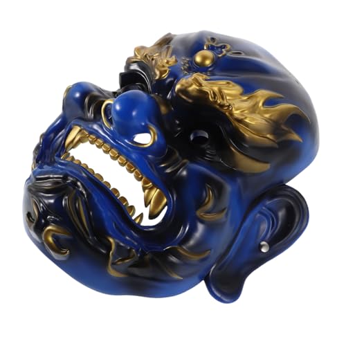 POPETPOP der Vermögensmaske Requisiten beängstigende Filmmaske Männer Halloween Maske Cosplay-Maske Dämonenmaske Halloween-Kopfbedeckung Kostüm Harz Blue POPETPOP der Vermögensmaske Requisiten beängstigende Filmmaske Männer Halloween Maske Cosplay-Maske Dämonenmaske Halloween-Kopfbedeckung Kostüm Harz Blue von POPETPOP