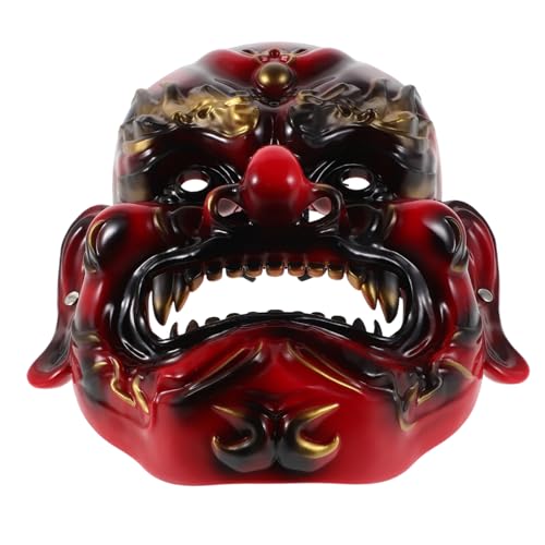 POPETPOP der Vermögensmaske gruselige Monstermaske Dämonenmaske Halloween Scary Maske Requisiten beängstigende Filmmaske Halloween-Kopfbedeckung Harz rot POPETPOP der Vermögensmaske gruselige Monstermaske Dämonenmaske Halloween Scary Maske Requisiten beängstigende Filmmaske Halloween-Kopfbedeckung Harz rot von POPETPOP