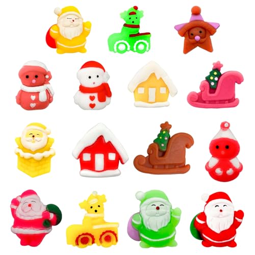 15 Stück Mochi Squishy Spielzeug, Mini Kawaii Moji Squishies, Weihnachten Party Gastgeschenke für Kinder, Süßes Quetschspielzeug für Strumpf Füller, Adventskalender Füller 15 Stück Mochi Squishy Spielzeug, Mini Kawaii Moji Squishies, Weihnachten Party Gastgeschenke für Kinder, Süßes Quetschspielzeug für Strumpf Füller, Adventskalender Füller von POPOYU