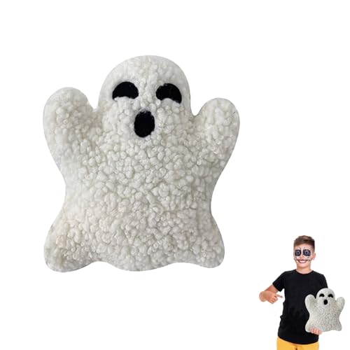 20cm Geister Kuscheltier Halloween Deko Halloween Plüschtier Gefülltes Kuscheltier Stofftier Kawaii Geist Plüsch Für Kinder Mädchen Jungen von POPOYU