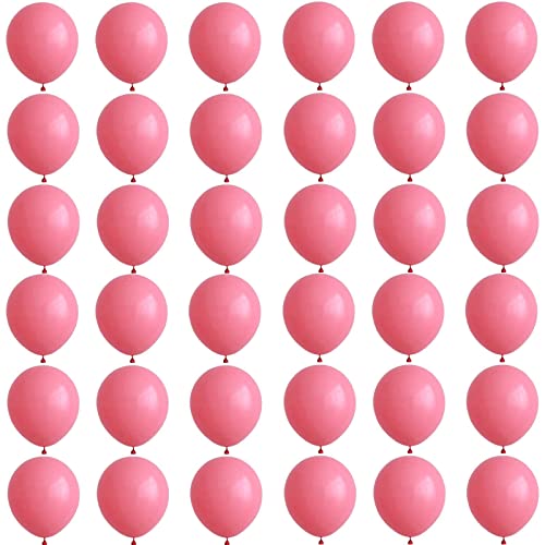 Luftballons Pastell Rot 12 Zoll,36Stück Macaron Rot Luftballons Helium Ballons,HellRot Latex Luftballon Partyballons für Geburtstag,Hochzeit,Geschlecht Offenbaren,Brautdusche,Babyparty Dekorationen von POPOYU
