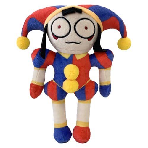 Digitaler Zirkus Plüschtier,15CM Digital Circus Plush,Pomni and Jax Plüschtier,Zirkus PuppenPlüsch Spielzeug,Pomni Plushies,Amazing Jax Kuscheltier,Weihnachts 170g Skibidi Toilet Plush Toy (Jocker) von POPOYU