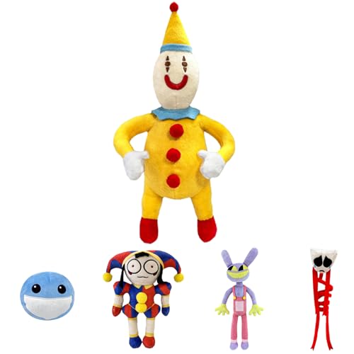 POPOYU The Amazing Digital Circus Plüsch,Pomni Jax Jungle Digital Circus Figuren,Digital Circus Plüsch,Digital Circus Plush Toys für Jungen und Mädchen TV-Fans Kinder Weihnachts Geburtstagsgeschenke POPOYU The Amazing Digital Circus Plüsch,Pomni Jax Jungle Digital Circus Figuren,Digital Circus Plüsch,Digital Circus Plush Toys für Jungen und Mädchen TV-Fans Kinder Weihnachts Geburtstagsgeschenke von POPOYU