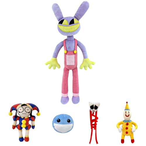 POPOYU The Amazing Digital Circus Plüsch,Pomni Jax Jungle Digital Circus Figuren,Digital Circus Plüsch,Digital Circus Plush Toys für Jungen und Mädchen TV-Fans Kinder Weihnachts Geburtstagsgeschenke POPOYU The Amazing Digital Circus Plüsch,Pomni Jax Jungle Digital Circus Figuren,Digital Circus Plüsch,Digital Circus Plush Toys für Jungen und Mädchen TV-Fans Kinder Weihnachts Geburtstagsgeschenke von POPOYU
