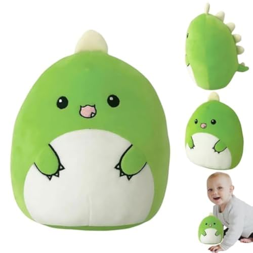 Dinosaurier Stofftier Plüschkissen niedlich Kawaii plüschtier Dinosaurier Plüschkissen Weiche Kuschelkissen Puppe Cartoon-Plüsch-Schlafkissen Geschenke für Kinder Geburtstag-Weihnachts-Geschenk von POPOYU