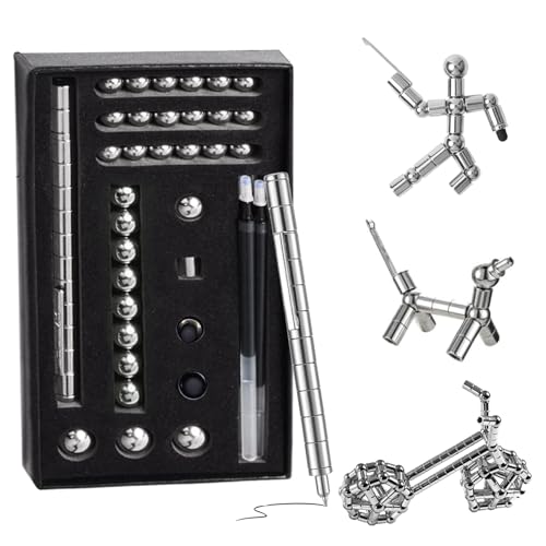 Magnetic Fidget Pen, Magnet Stift Gravity Pen Stressabbau Zappelspielzeug für Kinder Erwachsene, Magnetischer Stift Jet Strato Pen, Crushmetric Stifte Fidgi, Magnetisches Schachspiel, Reisen Schach Magnetic Fidget Pen, Magnet Stift Gravity Pen Stressabbau Zappelspielzeug für Kinder Erwachsene, Magnetischer Stift Jet Strato Pen, Crushmetric Stifte Fidgi, Magnetisches Schachspiel, Reisen Schach von POPOYU