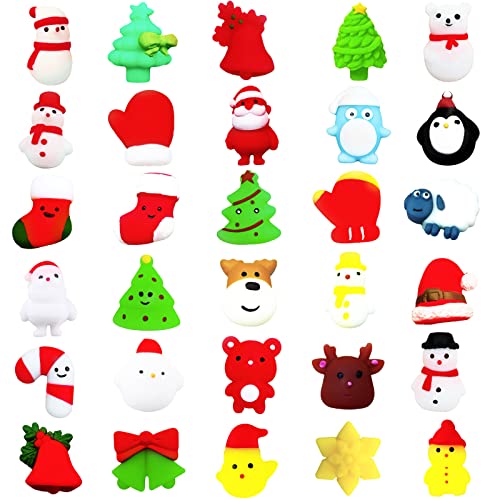 Mochi Squishy Weihnachten, 30 Stück Fidget Toys Squishies,Quetsch Spielzeug, Squishy Squeeze-Spielzeug,Weihnachts Squishies für Weihnachtsfeier, Kinder, Mädchen, Jungen,Geburtstagsgeschenk für Frauen Mochi Squishy Weihnachten, 30 Stück Fidget Toys Squishies,Quetsch Spielzeug, Squishy Squeeze-Spielzeug,Weihnachts Squishies für Weihnachtsfeier, Kinder, Mädchen, Jungen,Geburtstagsgeschenk für Frauen von POPOYU