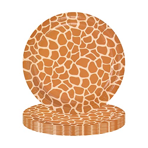 POPOYU 17.8 cm Giraffe Teller,16 Stück Giraffe Pappteller,Safari Pappteller Set für Geburtstagsdeko KinderGiraffe,Geburtstagsdeko GiraffeEnmuster,Dschungel Safari Teller für Party Safari Geburtstag POPOYU 17.8 cm Giraffe Teller,16 Stück Giraffe Pappteller,Safari Pappteller Set für Geburtstagsdeko KinderGiraffe,Geburtstagsdeko GiraffeEnmuster,Dschungel Safari Teller für Party Safari Geburtstag von POPOYU