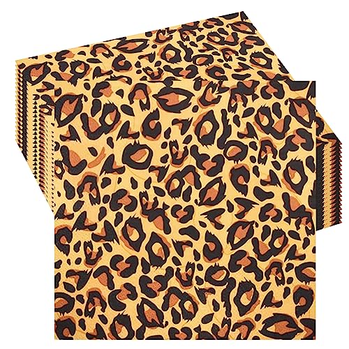 POPOYU 20 Stück Leopard Servietten,33 cm*33 cm Servietten Dschungel,Deko Safari Servietten für Babyparty,Servietten Kindergeburtstag Leopard für Dschungel Safari Geburtstag Party Dekorationen POPOYU 20 Stück Leopard Servietten,33 cm*33 cm Servietten Dschungel,Deko Safari Servietten für Babyparty,Servietten Kindergeburtstag Leopard für Dschungel Safari Geburtstag Party Dekorationen von POPOYU