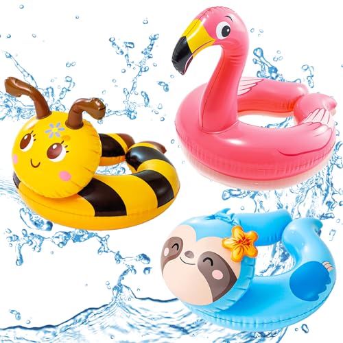 POPOYU 3 Stück Schwimmring Erwachsene,Schwimmring Kinder,Aufblasbare Badetiere Pool,35.8"/30" GroßPool Float Swimmingpool-Schwimmer,Sommer Wasser Schwimmreifen für Schwimmbad-Partydekorationen POPOYU 3 Stück Schwimmring Erwachsene,Schwimmring Kinder,Aufblasbare Badetiere Pool,35.8"/30" GroßPool Float Swimmingpool-Schwimmer,Sommer Wasser Schwimmreifen für Schwimmbad-Partydekorationen von POPOYU