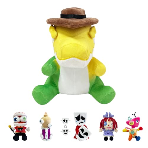 POPOYU The Amazing Digital Circus Plüsch,Digitaler Circus Plüsch,Digitaler Zirkus Kuscheltiere,Pomni Digital Circus,Digital Circus Figuren Spielzeug für TV-Fans Kinder Weihnachts Geburtstagsgeschenke von POPOYU