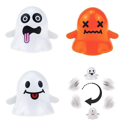 POPOYU Ghost Halloween Aufziehspielzeug für Kinder,3 Stück Cartoon-Aufziehspielzeug Halloween-Party-Aufziehspielzeug springendes laufendes Aufziehspielzeug von POPOYU