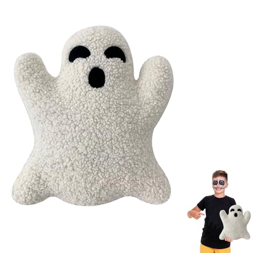POPOYU Halloween Kuscheltier Gespenster 40cm,Halloween Kissen Geist Weißer Geister Plüsch HalloweenGeister Figure Geisterstofftier Geisterkissen Für HalloweenKinder Geschenk Deko Geister Wurfkissen POPOYU Halloween Kuscheltier Gespenster 40cm,Halloween Kissen Geist Weißer Geister Plüsch HalloweenGeister Figure Geisterstofftier Geisterkissen Für HalloweenKinder Geschenk Deko Geister Wurfkissen von POPOYU